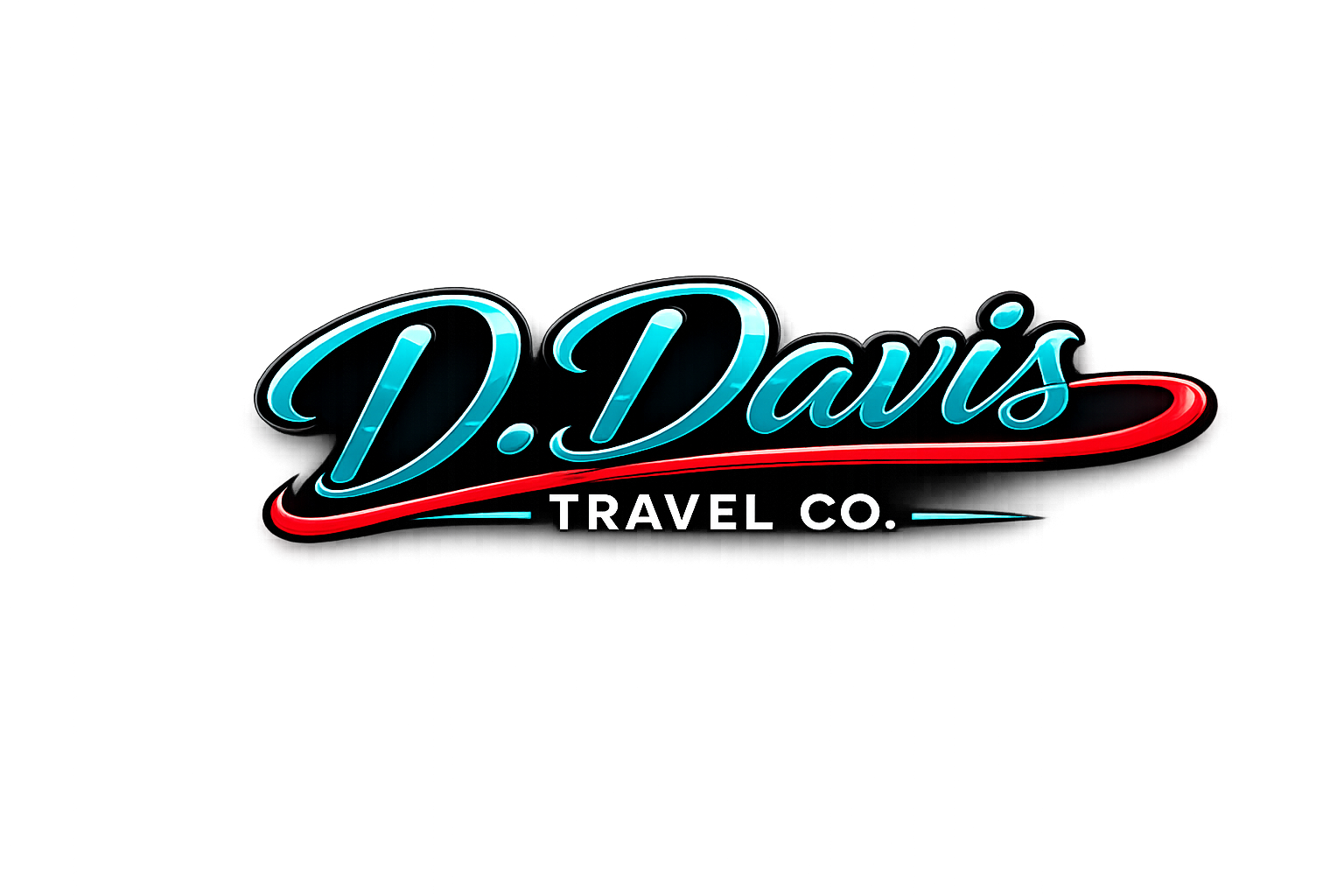 D. Davis Travel Co. — Disconnect & Depart logo